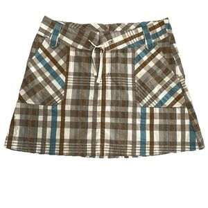 Patagonia Drawstring Mini Skirt Womens 10 Pockets Outdoors Summer BBQ Cookout